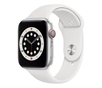 Apple Watch Series 6 (GPS + Cellular) MG2C3WB/A 44mm SREBRNY Nowy