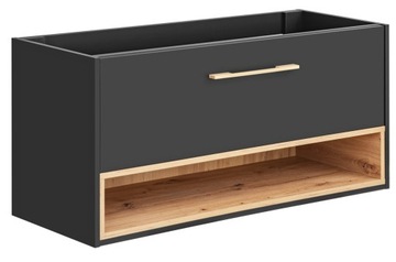 Szafka łazienkowa pod umywalkę BELAGA grafit 120cm