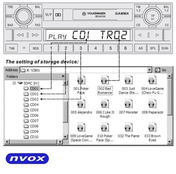 Цифровой чейнджер MP3 USB SD эмулятор HYUNDAI KIA 8PIN... (NVOX NV1086M HY