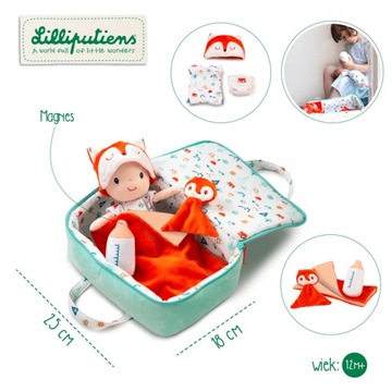 Алекс дорожный набор кукла (Lilliputiens)