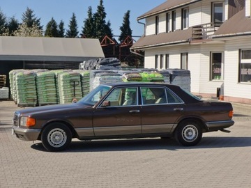 Mercedes Klasa S W126 Sedan 2.8 SE,SEL 185KM 1982 Mercedes S 280 Klima Alu Hak, zdjęcie 9
