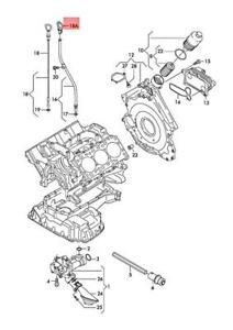 ZÁSLEPKA TRUBKY OLEJ AUDI 3.0 FSI A6 A7 Q5