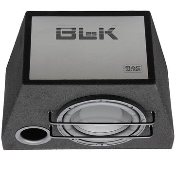 Skrzynia basowa 25cm BASS REFLEX MAC AUDIO + WZMACNIACZ 4-Kanałowy + KABLE