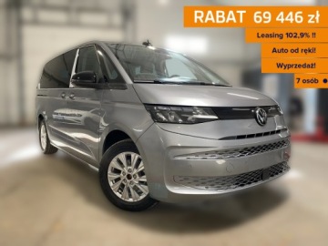 Volkswagen Multivan T7 Van L1 2.0 TDI 150KM 2025 Volkswagen Nowy Multivan BASIC FAMILY/8 osób 2.0TD