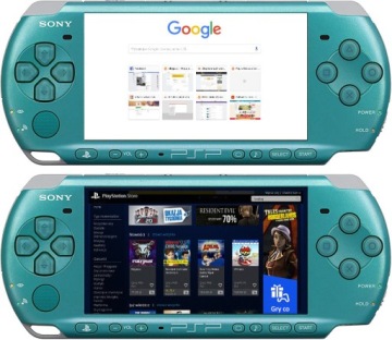 НОВАЯ PSP 3004 SLIM БИРЮЗОВАЯ + БЕСПЛАТНЫЕ ПОДАРКИ + ШУМ + ИГРЫ!!