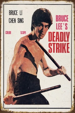 Tablica Ozdobna Blacha Bruce Lee Deadly Strike