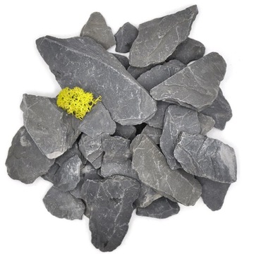 Черные антрацитовые садовые камни 10 кг