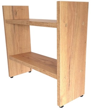 Półka, regał stojący na biurko, zabawki, dla dziecka, dąb craft złoty, 44cm