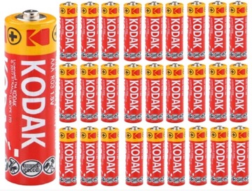 60szt BATERIA AA KODAK BATERIE DUŻE PALUSZKI R6
