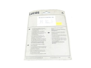 Тормозные колодки Lucas MCB631LF для Honda CBR 1000
