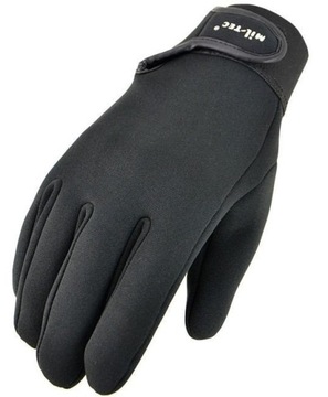 НЕОПРЕНОВЫЕ ветрозащитные перчатки Mil-Tec Black L