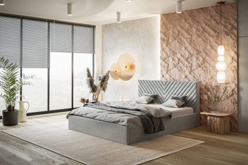 RIVA SLIM мягкая кровать + контейнер 160х200
