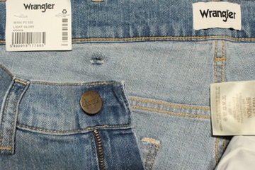 WRANGLER BRYSON light glory W33 L34 rurki skinny