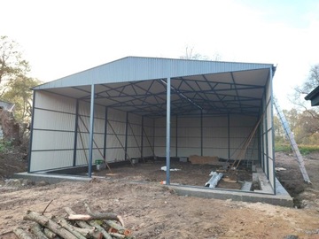 GARAŻE BLASZANE GARAŻ HALE BLASZANA HALA 11x16