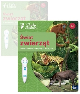 KSIĄŻKA INTERAKTYWNA ŚWIAT ZWIERZĄT ALBIK