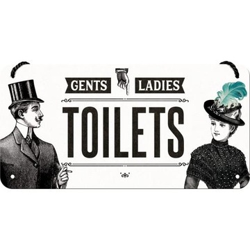 Zawieszka Metalowa Toilet Toaleta WC Kibel
