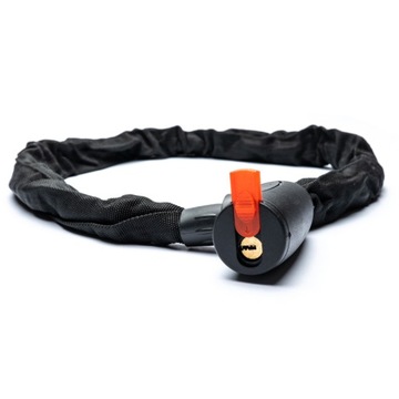 ВЕЛОСИПЕДНЫЙ ЗАМОК ДЛЯ ВЕЛОСИПЕДА МОТОВЕЛОСИПЕД ЗАМОК ТОЛСТАЯ ЦЕПЬ 2 СМ 100 СМ