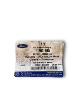 FORD FUSION KRYT VRSTVA SLOUPU DVEŘE