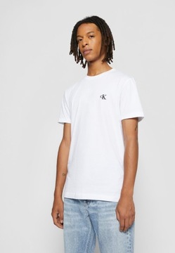 T-shirt basic z małym logo Calvin Klein Jeans XL