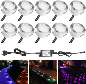 OŚWIETLENIE ZEWNĘTRZNE LED 12V C45 10sztuk smart