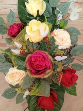 букет на могилу ваза могила стробоскоп роза букет