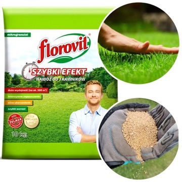 FLOROVIT NAWÓZ DO TRAWY TRAWNIK SZYBKI EFEKT 10KG