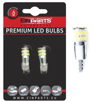 W5W LED 2x ŻARÓWKI 6000K CANBUS POSTOJÓWKI 38-LED