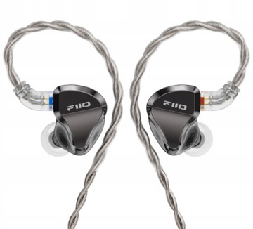 FiiO JH5 black Hybrydowe IEM 1x DD 4x BA przyjemne i wspaniałe brzmienie