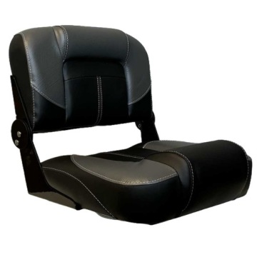 Siedzisko do łodzi MyBoat BASS Premium Low Back Czarno Grafitowe