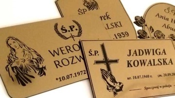 Табличка могильная, табличка с ГРАВИРОВКОЙ, 1,6 мм + ЛЕНТА