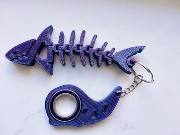 Brelok do Kluczy Rekinek KEYRAMBIT KEYSPINNER karambit BATMAN