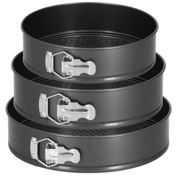 НАБОР ПРОТИВНЕЙ ДЛЯ ТОРТА ПРОТИВЕНЬ ДЛЯ ВЫПЕЧКИ ТОРТА ФОРМА ДЛЯ ТОРТА, НАБОР 3 ПРЕДМЕТА