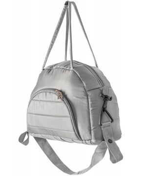 СУМКА ДЛЯ КОЛЯСКИ С РЕМНЕМ-ОРГАНИЗАТОРОМ СЕРАЯ XXL КАЧЕСТВО