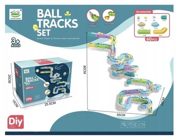 БОЛЬШАЯ XXL ПОДСТАВКА ДЛЯ ШАРОВ ДЛЯ ВАННЫ, ИГРУШКА ДЛЯ ВАННЫ, ДУШЕВАЯ ГОРКА, 60 шт.