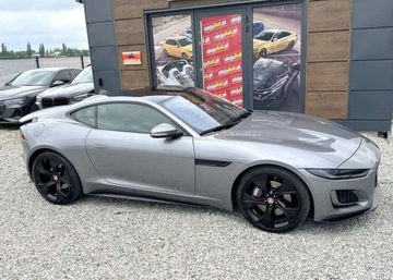 Jaguar F-Type Coupe Facelifting MY21 2.0 i4 Turbo 300KM 2021 Jaguar F-Type F-Type 2.0 Turbo Benz 300 km R-Dynamic Salon PL 18.000 km Wa, zdjęcie 2