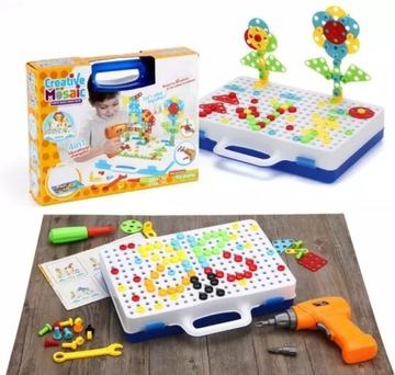 НАБОР СТРОИТЕЛЬНЫХ БЛОКОВ ОТВЕРТКИ ВИНТЫ 237 шт.