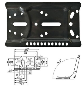 SEAT C360 C330 URSUS ZETOR MF T25 ПОДВЕСКА