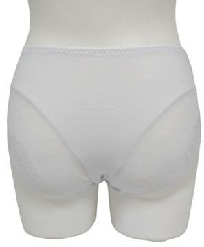 Dorimodes ВЫСОКИЕ ЖЕНСКИЕ ТРУСИКИ ИЗ ХЛОПКА с КРУЖЕВОМ L БОЛЬШИЕ РАЗМЕРЫ
