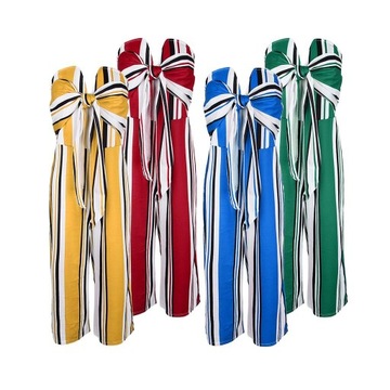 Женский комбинезон на завязках и открытых каркасах