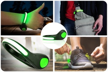 ŚWIECĄCA LED OPASKA SPORTOWA NA RAMIĘ DO BIEGANIA