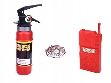 НАБОР ПОЖАРНЫЙ МАЛЫЙ ПОЖАРНЫЙ ШЛЕМ ТОПОР ОГНЕТУШИТЕЛЬ