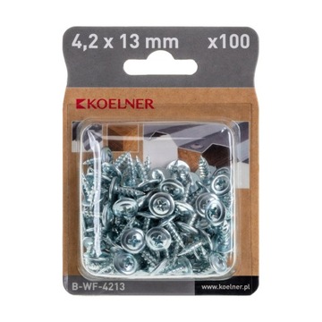 Wkręty do drewna Koelner 4,2 x 13 mm 100 szt.