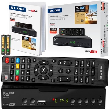 DVB-T DVB-T2 HDMI H.265 ТВ-декодер-тюнер