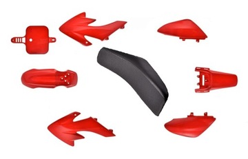 ZESTAW PLASTIKOWYCH OSŁON CROSS 4T 110 czerwony