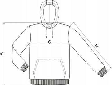 Bluza męska JOHN DEERE wciągana z kapturem r.XL