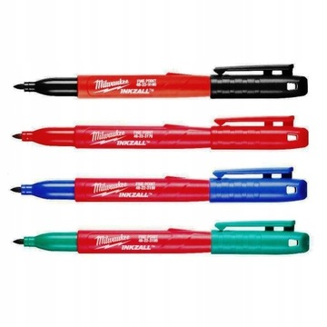 Перманентный маркер, 4 цвета, строительный маркер, черный, красный НАБОР из 2 наборов