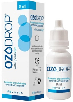 Krople nawilżające do oczu z ozonem OZODROP 8 ml