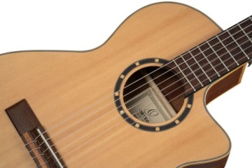ORTEGA RCE125-3/4 3/4 КЛАССИЧЕСКАЯ ГИТАРА С ФУТЛЯРОМ