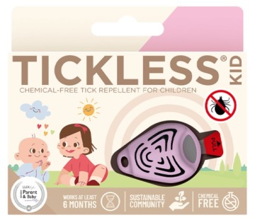 TickLess Захист Дитини Kid Рожевий Пристрій на кліщі ультразвукові