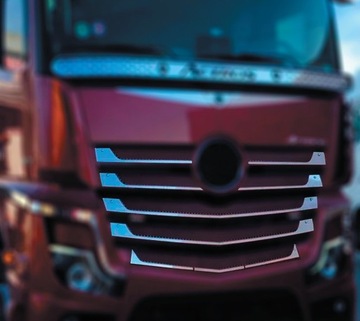 Mercedes MP4 Actros nakładki na grill INOX4 lustro
